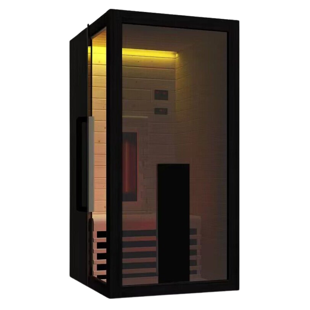 Infrarotsauna für 1 Person Hekla Infrared 100 – hochwertiger für Garten & Terrasse – New Wave Spa & Wellness