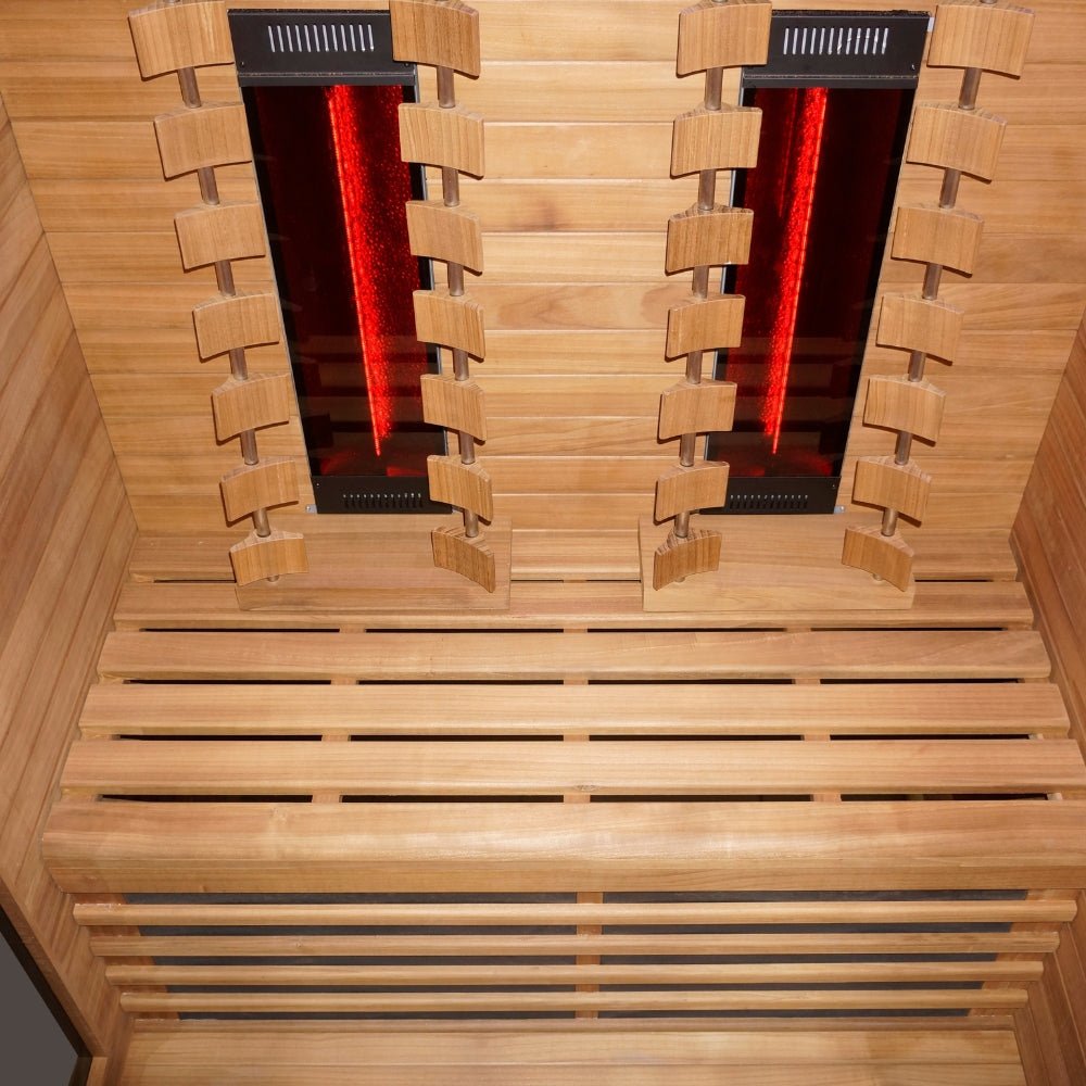 Inrarot Sauna Hekla Infrared 130 für 2 Personen – hochwertiger für Garten & Terrasse – New Wave Spa & Wellness