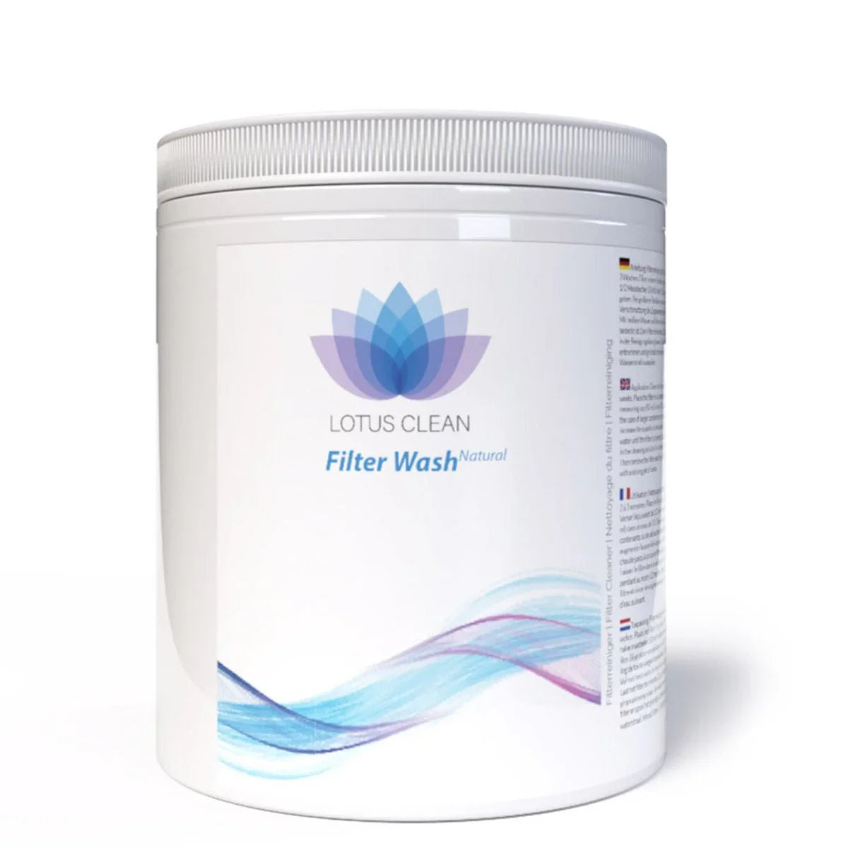 Lotus Clean Filter Wash Natural Pflegemittel für Whirlpool und SwimSpa, weiße Dose