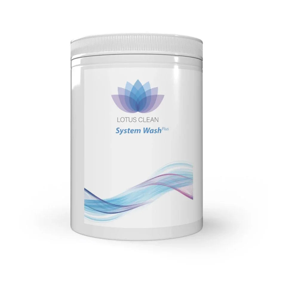 Lotus Clean System Wash Plus Pflegemittel für Outdoor Whirlpool, SwimSpa und Sauna, 1kg Dose