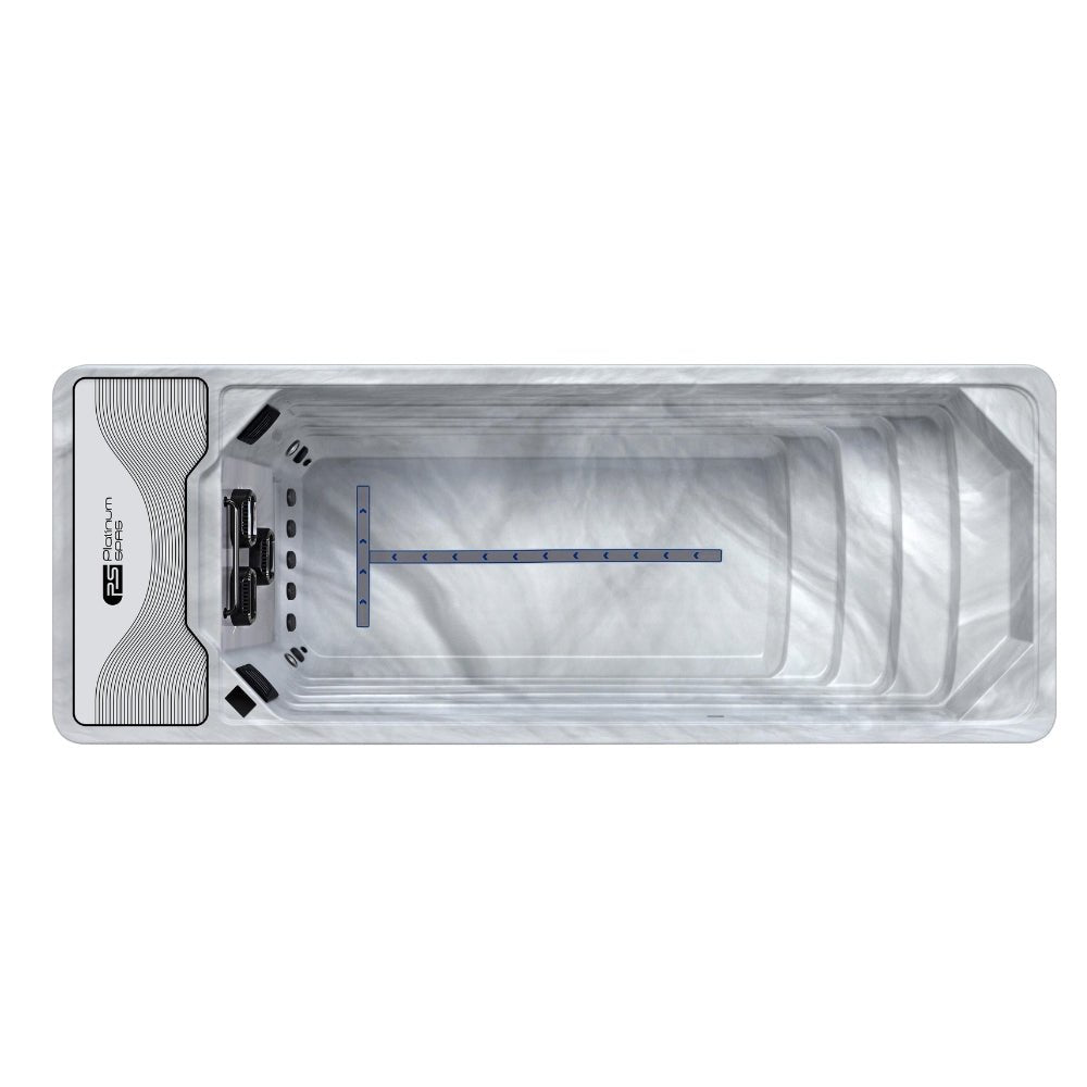 Mini - Pool Platinum Chronos – hochwertiger für Garten & Terrasse – New Wave Spa & Wellness