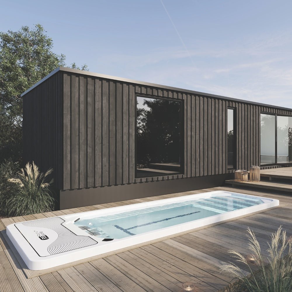 Mini - Pool Platinum Chronos – hochwertiger für Garten & Terrasse – New Wave Spa & Wellness