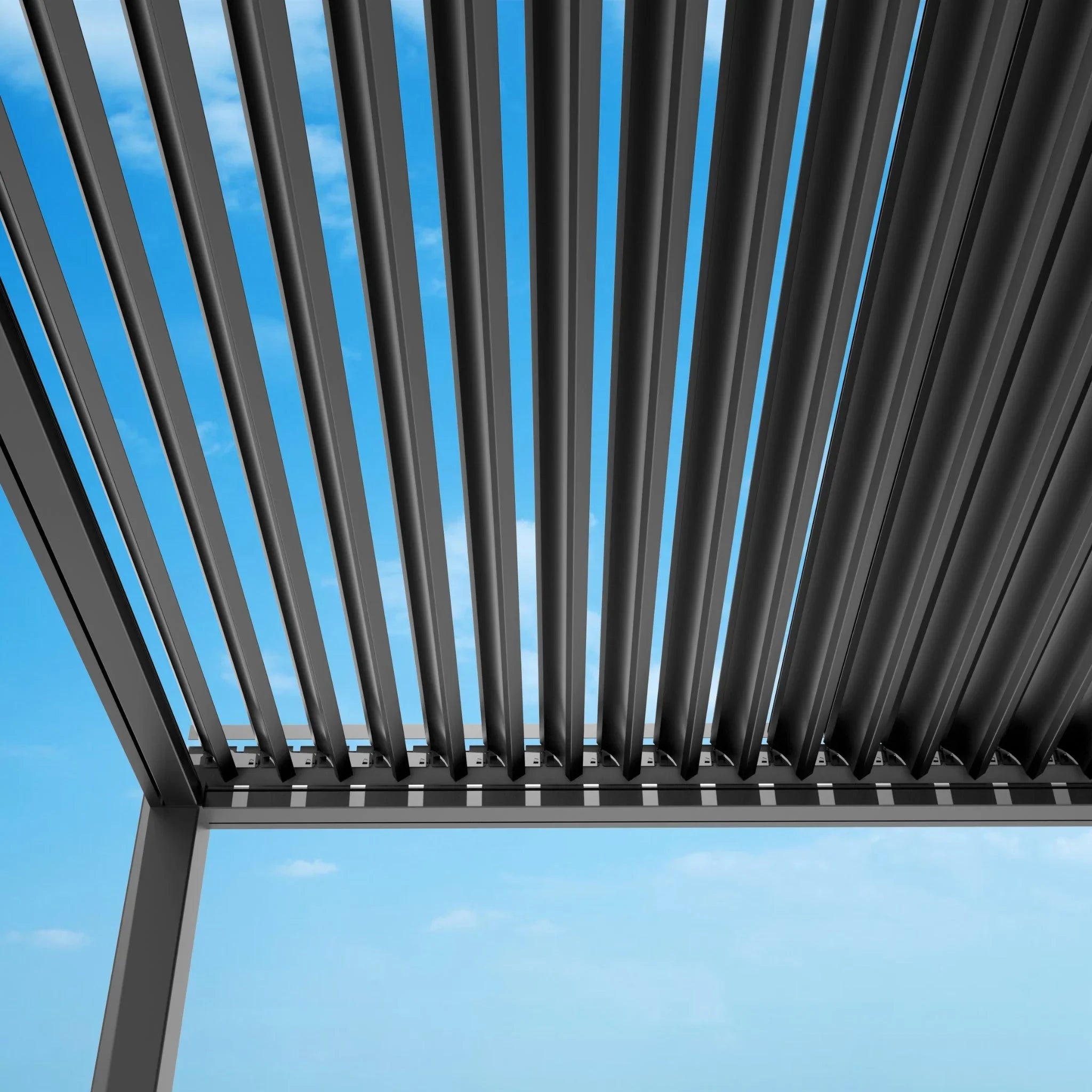 Bioklimatische XXL-Aluminium-Pergola für Garten oder Terrasse, modernes Outdoor-Design
