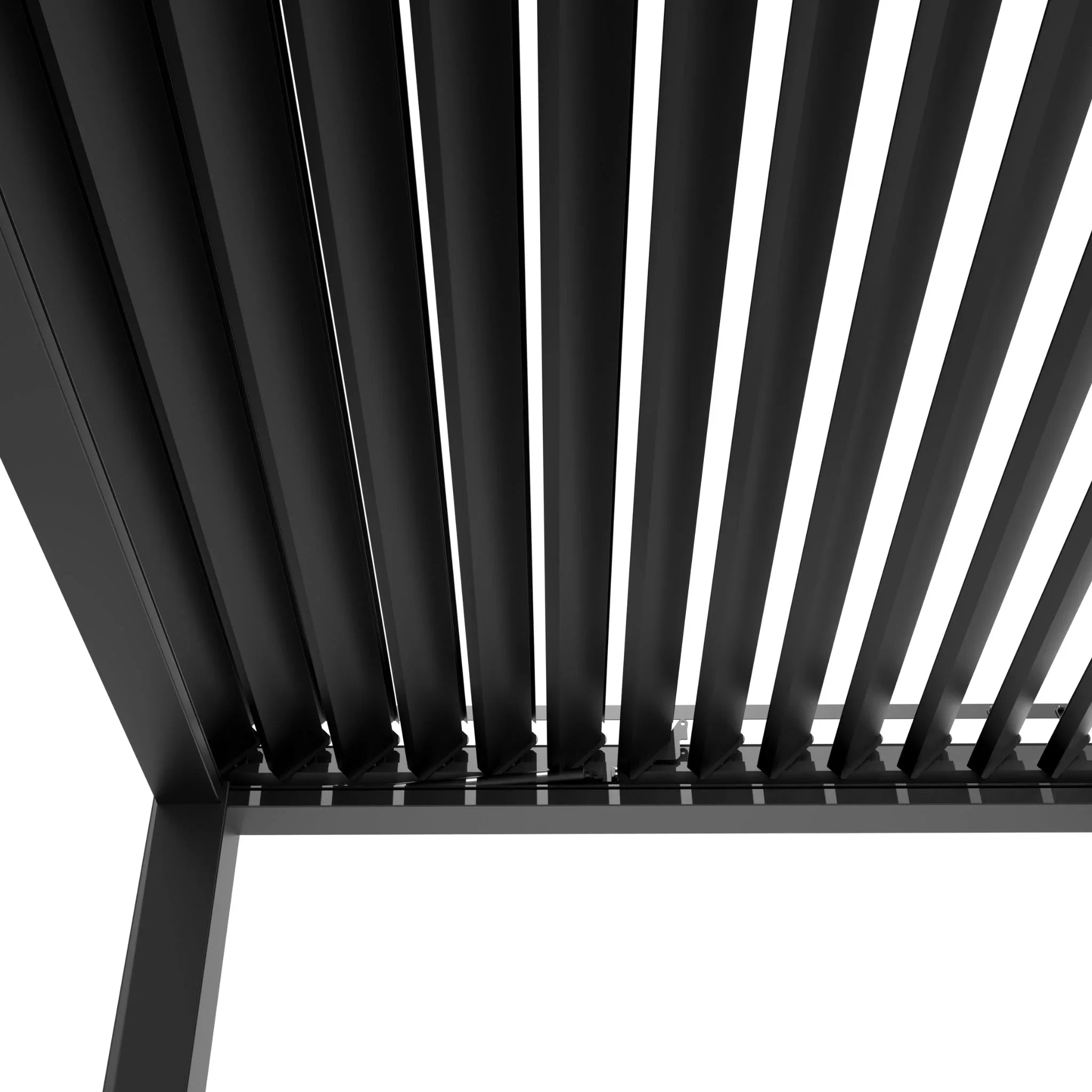 XXL bioklimatische Aluminium Pergola für Terrasse, modernes Outdoor-Design, wetterfest