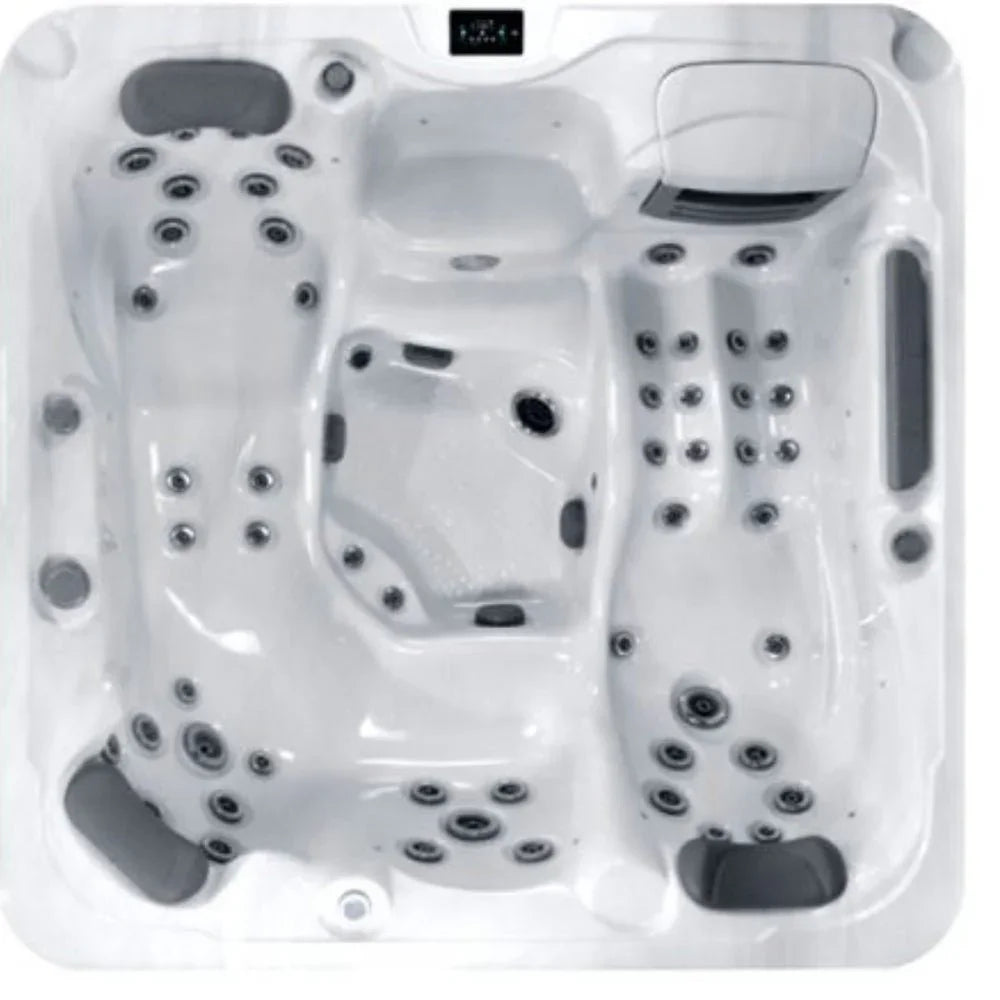 Hochwertiger Outdoor Whirlpool Signature Lumis mit Massagedüsen, modernes Design für Garten und Terrasse