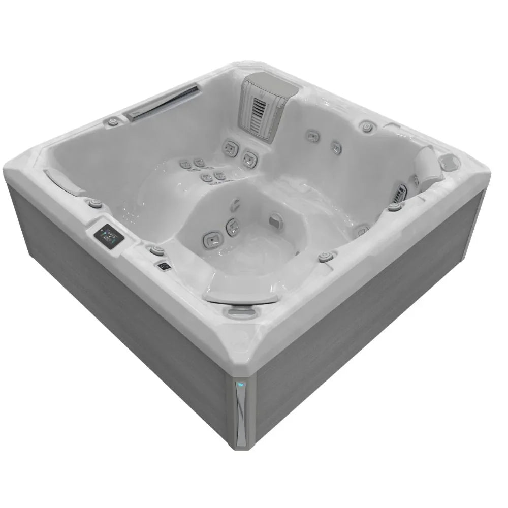 Wellis Outdoor Whirlpool Atlas Life in modernem Design, für Garten oder Terrasse, graues Panel