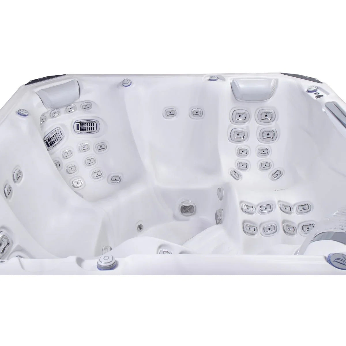 Wellis Outdoor Whirlpool Everest Life weiß, modernes Design, viele Düsen, für Garten oder Terrasse