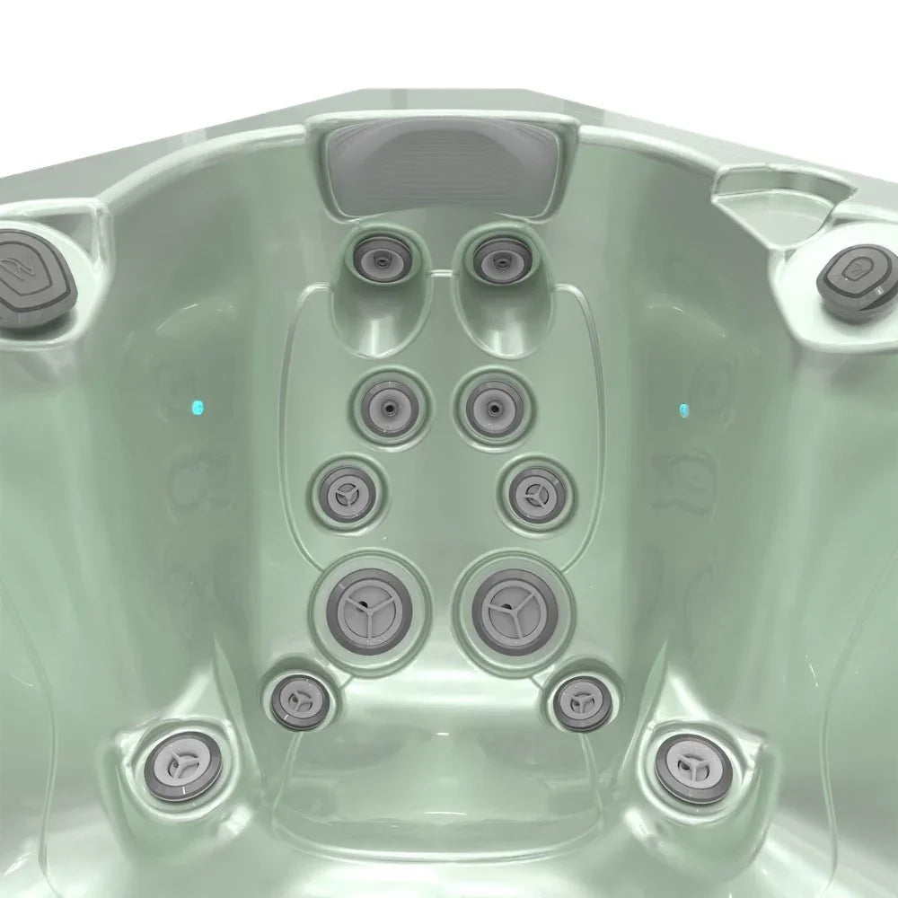 Wellis Outdoor Whirlpool Massagesitz mit mehreren Düsen, weiß, hochwertiges Spa-Design