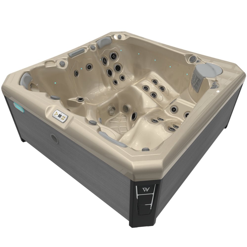 Outdoor Whirlpool Wellis Palermo Life – hochwertiger für Garten & Terrasse – New Wave Spa & Wellness