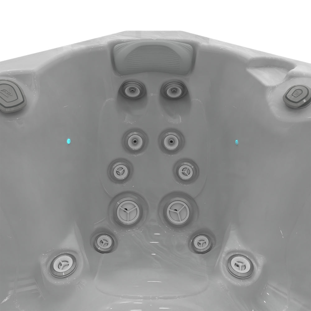 Outdoor Whirlpool Wellis Palermo Life – hochwertiger für Garten & Terrasse – New Wave Spa & Wellness