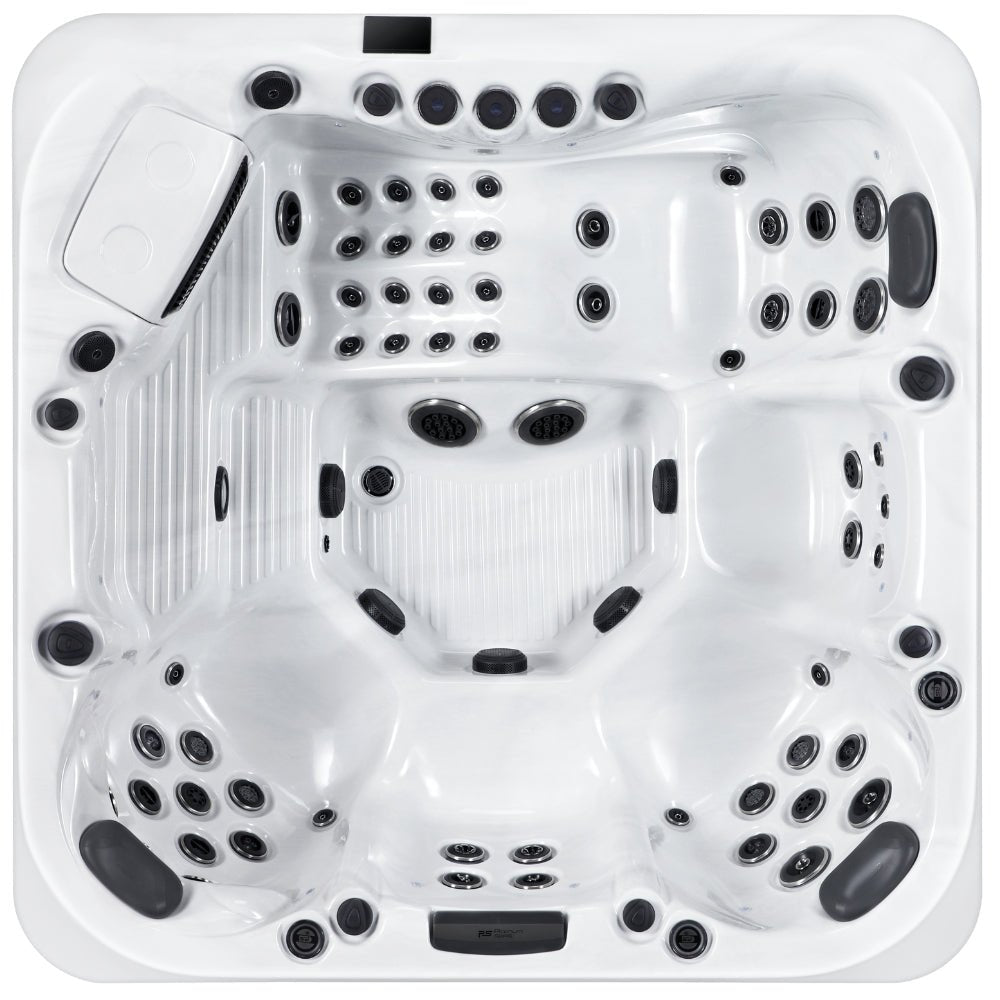 Platinum Spas Luxury Whirlpool Positano – hochwertiger für Garten & Terrasse – New Wave Spa & Wellness