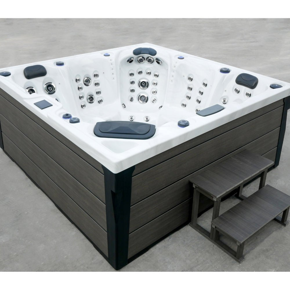 Platinum Spas Outdoor Whirlpool Onyx – hochwertiger für Garten & Terrasse – New Wave Spa & Wellness