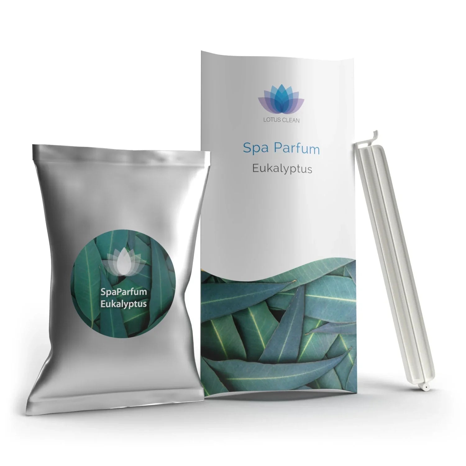 Lotus Clean Spa Parfum Eukalyptus für Whirlpool und SwimSpa, hochwertig, im modernen Design
