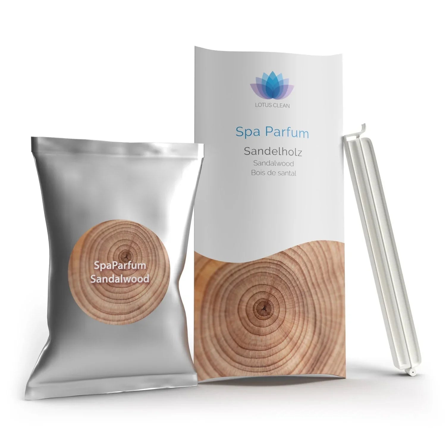 Spa Parfum Sandelholz für Whirlpool oder Sauna, Wellness-Duft, modernes Design, Outdoor geeignet