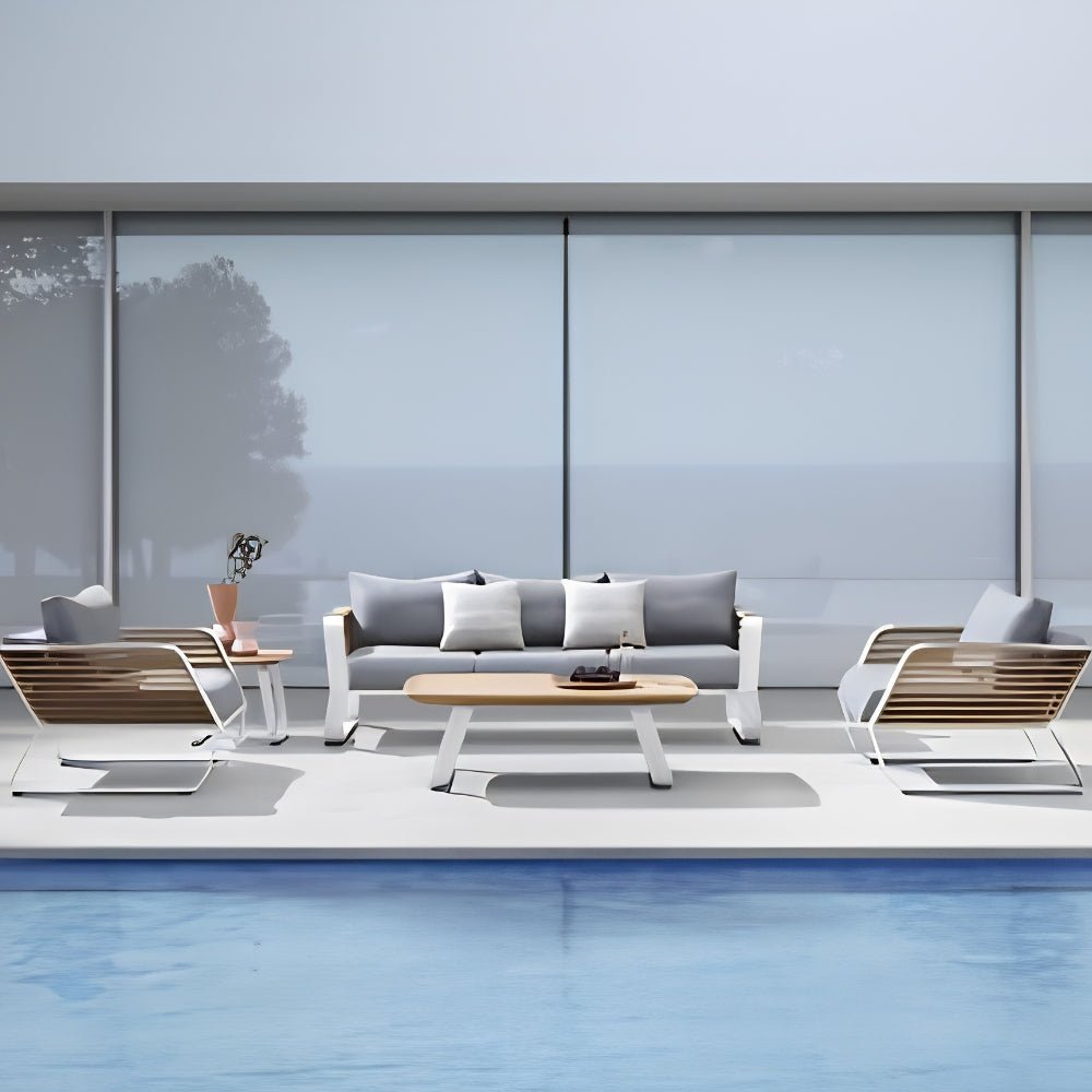 Wing Gartenmöbel 3er Sofa Set – hochwertiger für Garten & Terrasse – New Wave Spa & Wellness