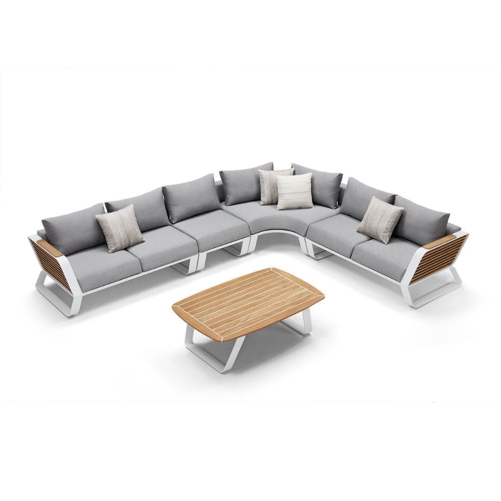 Wing Gartenmöbel Luxus Ecklounge Set – hochwertiger für Garten & Terrasse – New Wave Spa & Wellness