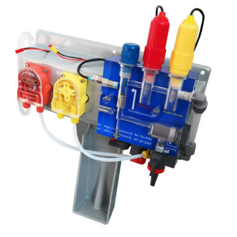 Mess- und Dosiereinheit der Pichler WPD-A4 mini mit pH- und Redox-Sonden