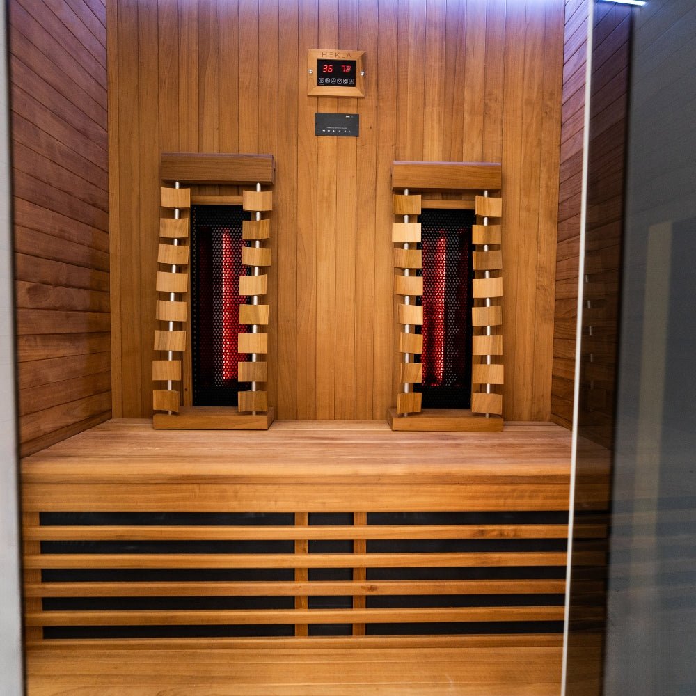 Infrarot Sauna Hekla Infrared 160 für 2 Personen – hochwertiger für Garten & Terrasse – New Wave Spa & Wellness