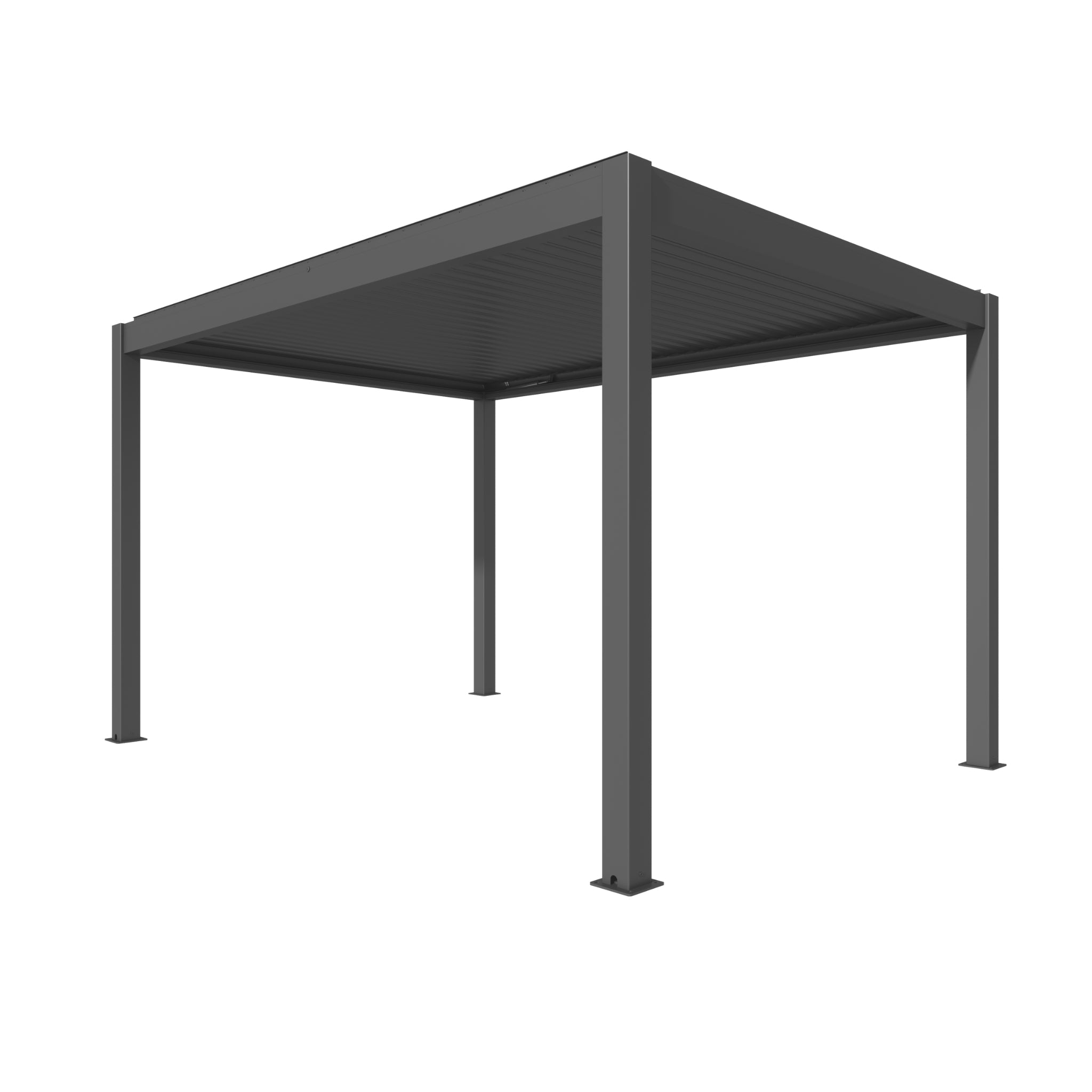 MotionFlex 600 – Bioklimatische XXL Aluminium - Pergola (6×4 m) – hochwertiger für Garten & Terrasse – New Wave Spa & Wellness