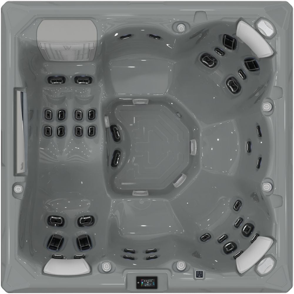 Outdoor Whirlpool Wellis Atlas Life – hochwertiger für Garten & Terrasse – New Wave Spa & Wellness