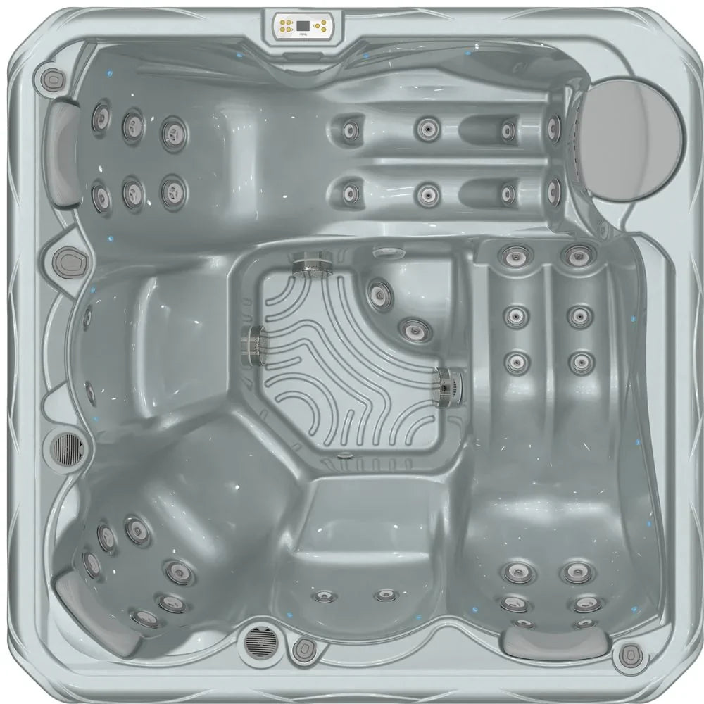 Wellis Outdoor Whirlpool City Life Budapest, silbergrau, modernes Design, mehrere Massagedüsen