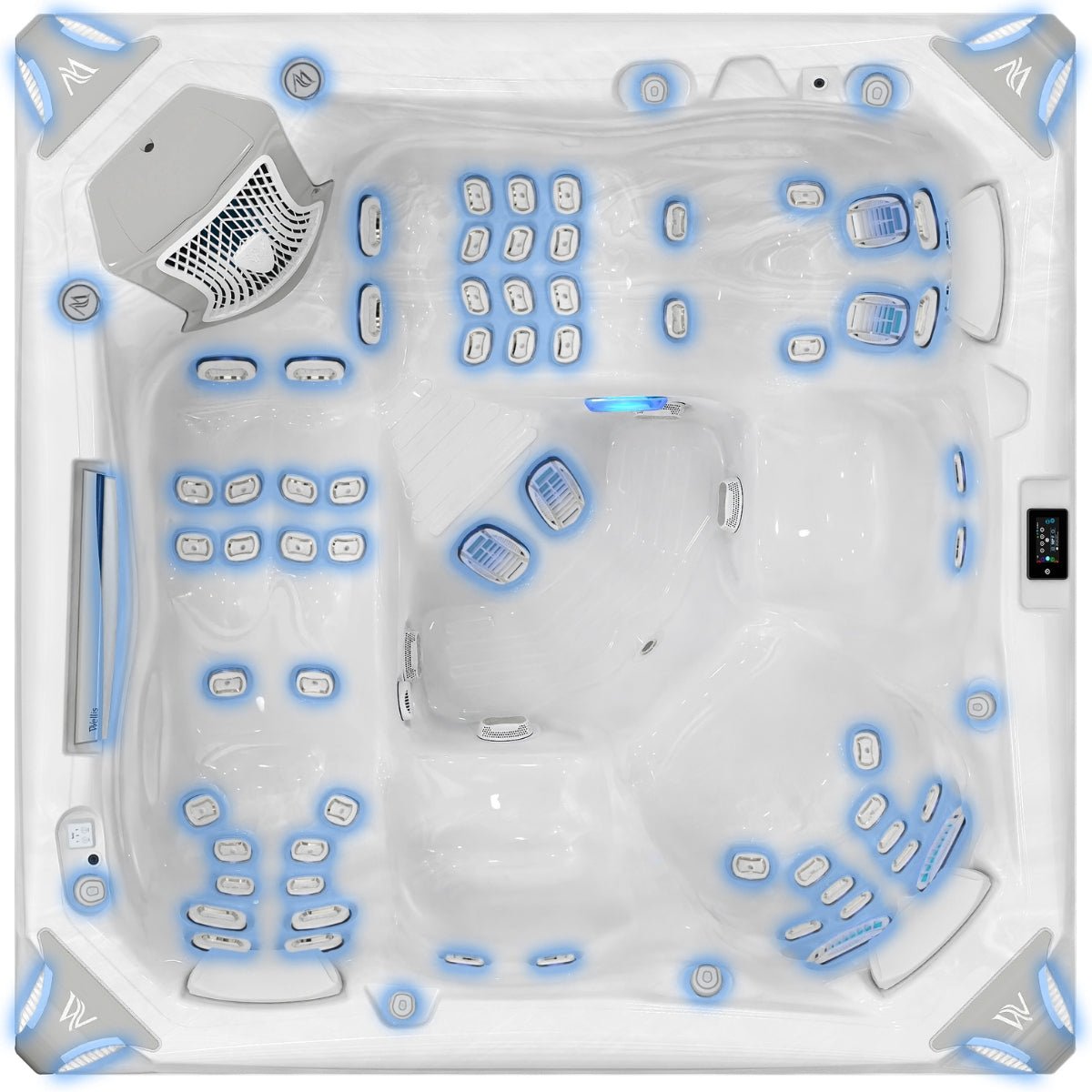 Outdoor Whirlpool Wellis Everest Life – hochwertiger für Garten & Terrasse – New Wave Spa & Wellness
