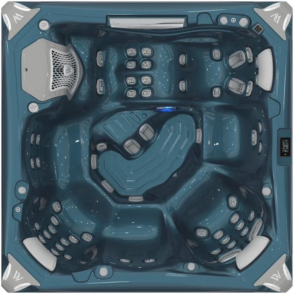 Wellis Outdoor Whirlpool Kilimanjaro, modernes Spa-Design, viele Massagedüsen, hochwertig für Garten