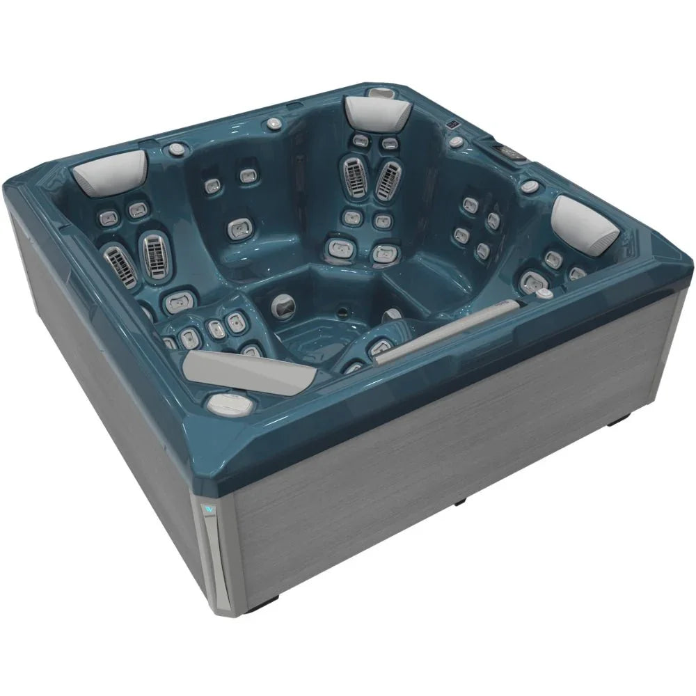 Outdoor Whirlpool Wellis Makalu Life, modernes Design, hochwertige Massagedüsen, für Garten