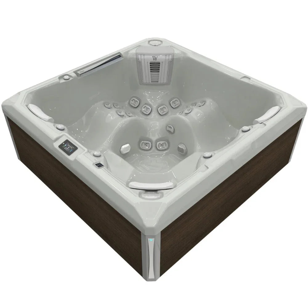 Wellis Makalu Life Outdoor Whirlpool, modernes Design, hochwertige Verarbeitung, Garten-Spa