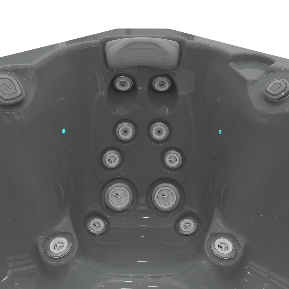 Outdoor Whirlpool Wellis Palermo Life – hochwertiger für Garten & Terrasse – New Wave Spa & Wellness