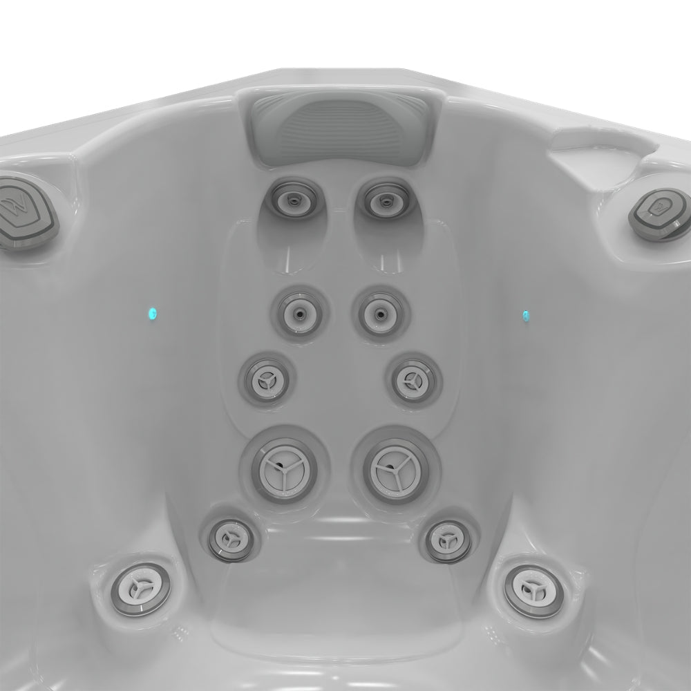 Outdoor Whirlpool Wellis Palermo Life – hochwertiger für Garten & Terrasse – New Wave Spa & Wellness