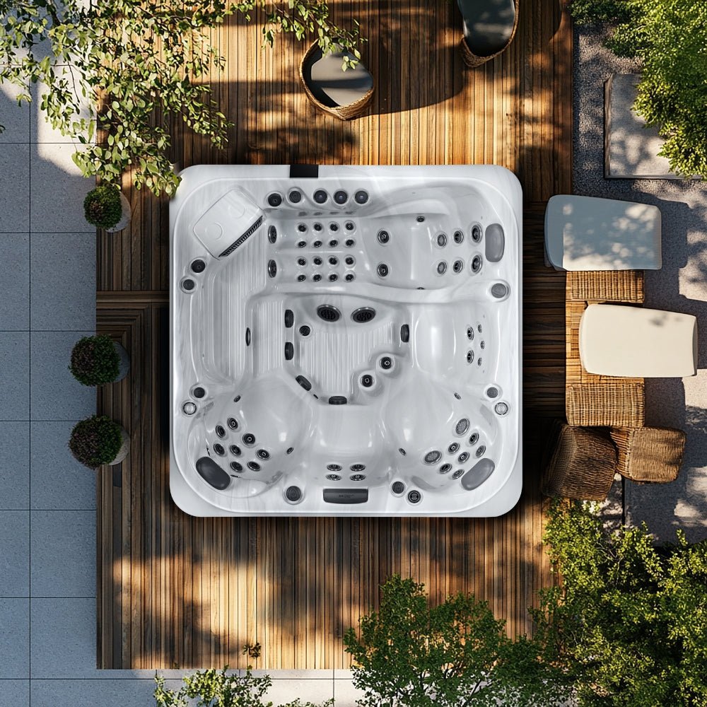 Platinum Spas Luxury Whirlpool Portofino – hochwertiger für Garten & Terrasse – New Wave Spa & Wellness