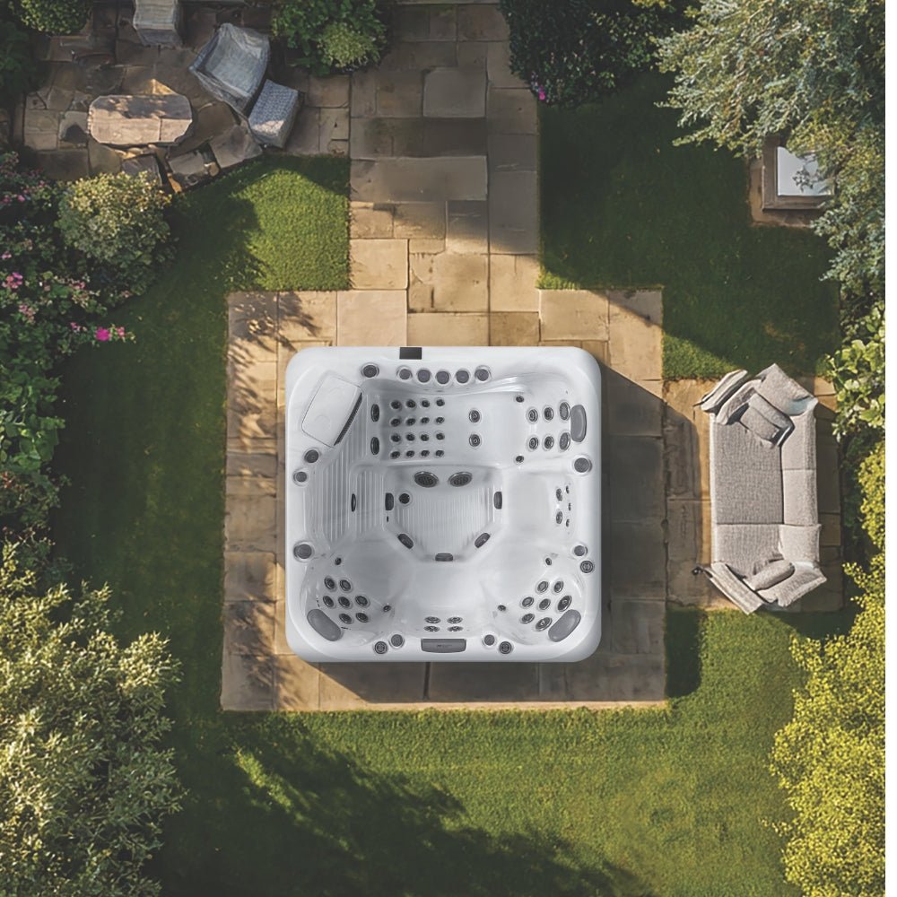 Platinum Spas Luxury Whirlpool Positano – hochwertiger für Garten & Terrasse – New Wave Spa & Wellness