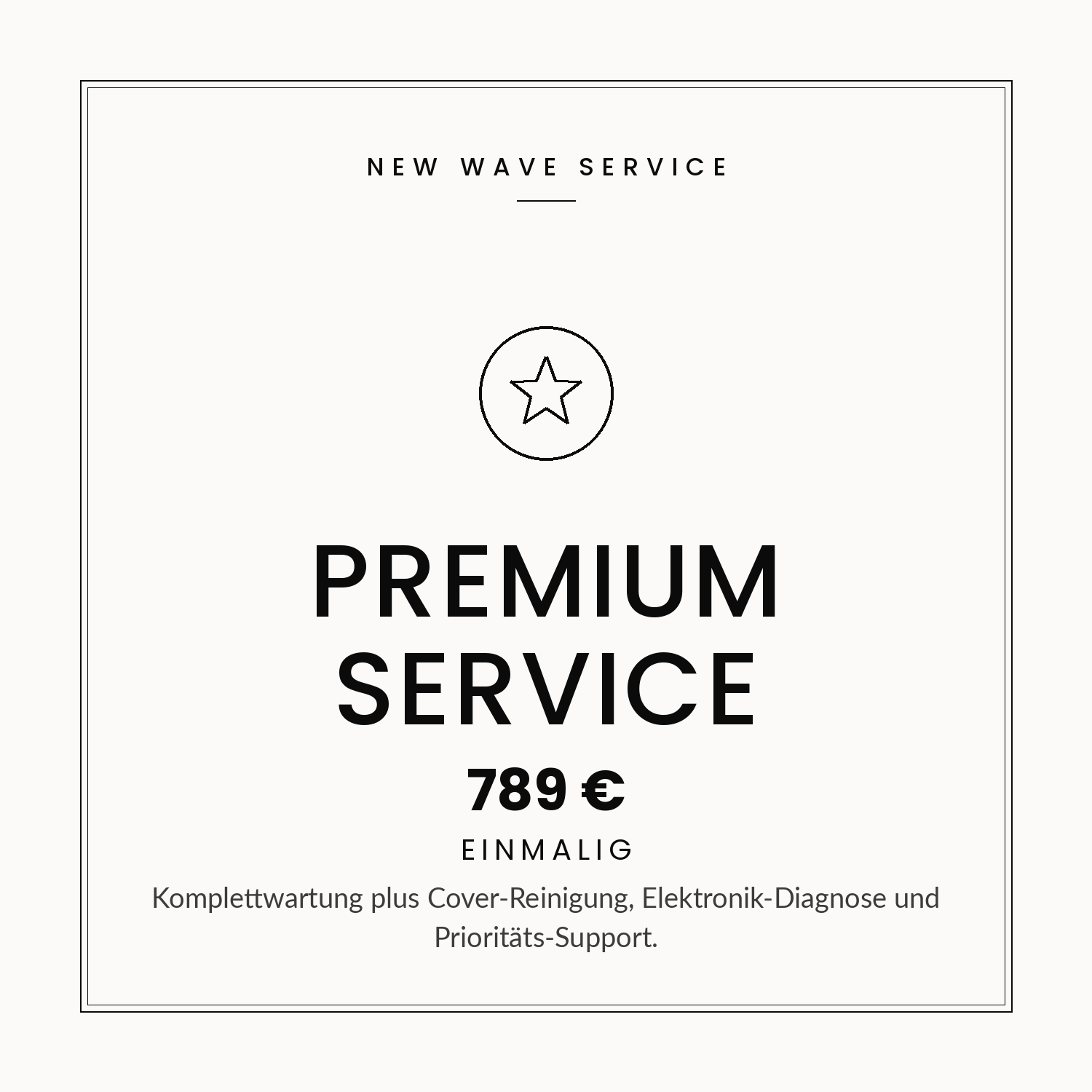 New Wave Whirlpool Premium Service Paket