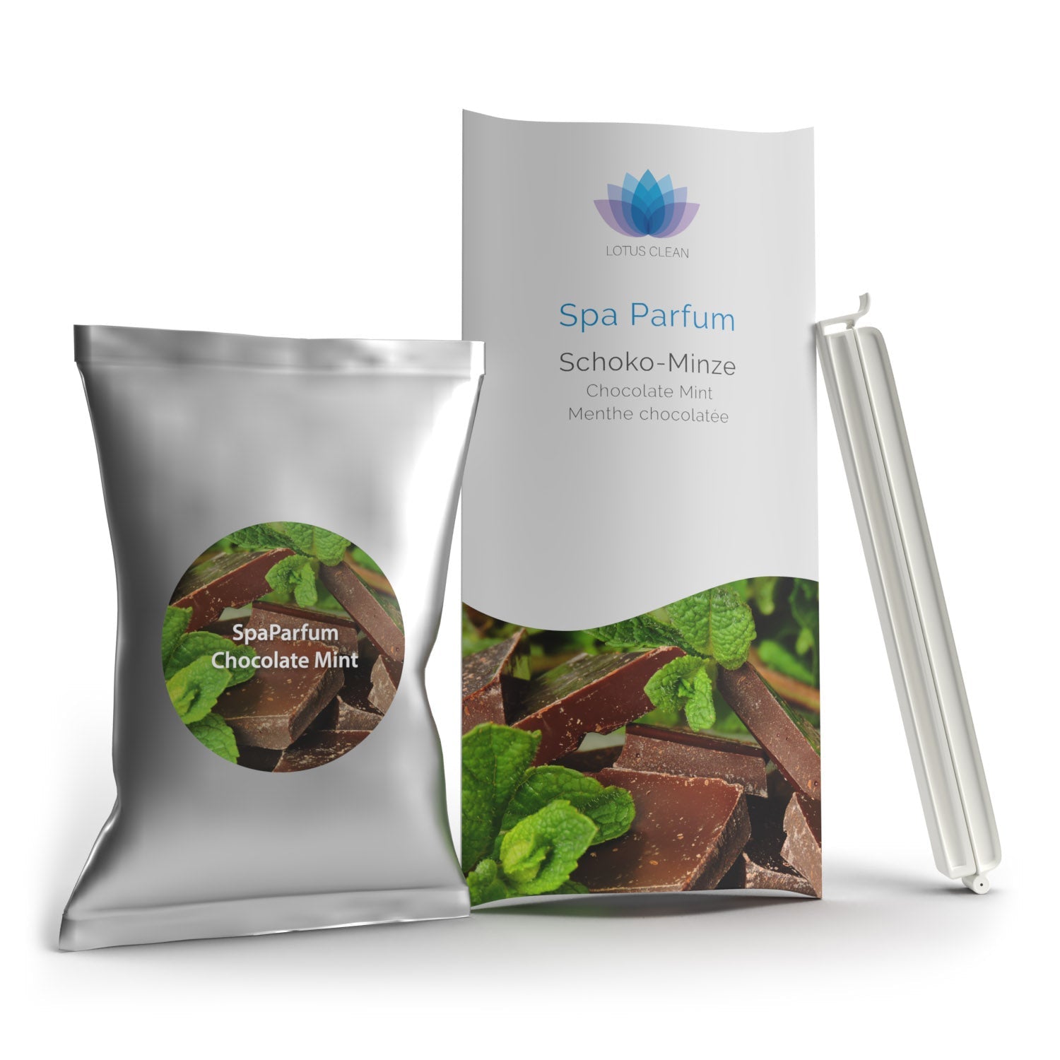 Spa Parfum Schoko - Minz – hochwertiger für Garten & Terrasse – New Wave Spa & Wellness