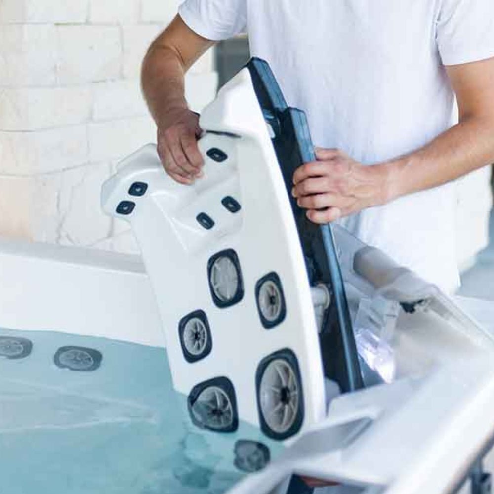 Villeroy & Boch Design Whirlpool Bullfrog Stil 7 – hochwertiger für Garten & Terrasse – New Wave Spa & Wellness